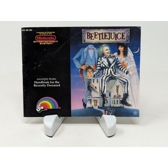 Beetlejuice (Nintendo NES, 1991) Manual Booklet 100% Authentic VTG - Picture 1 of 6